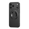 KEYSION Магнитный чехол для телефона для iPhone 17 Pro Max Металлическая краска Силикон+ПК Вертикальная подставка Противоударный чехол для iPhone 17 Air