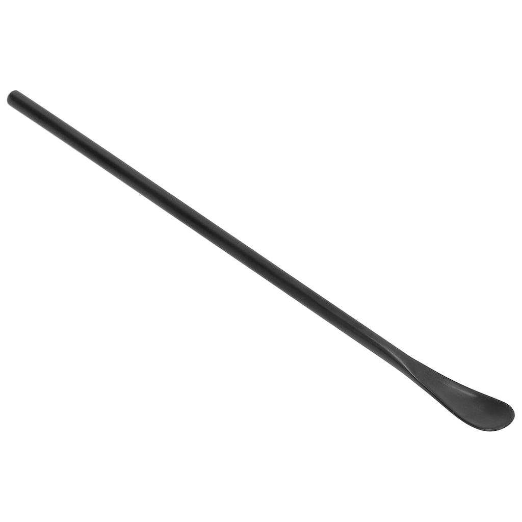 Ложка для размешивания кофе из нержавеющей стали 304, удлиненная ручка для коктейлей и смузи, матовый черный цвет