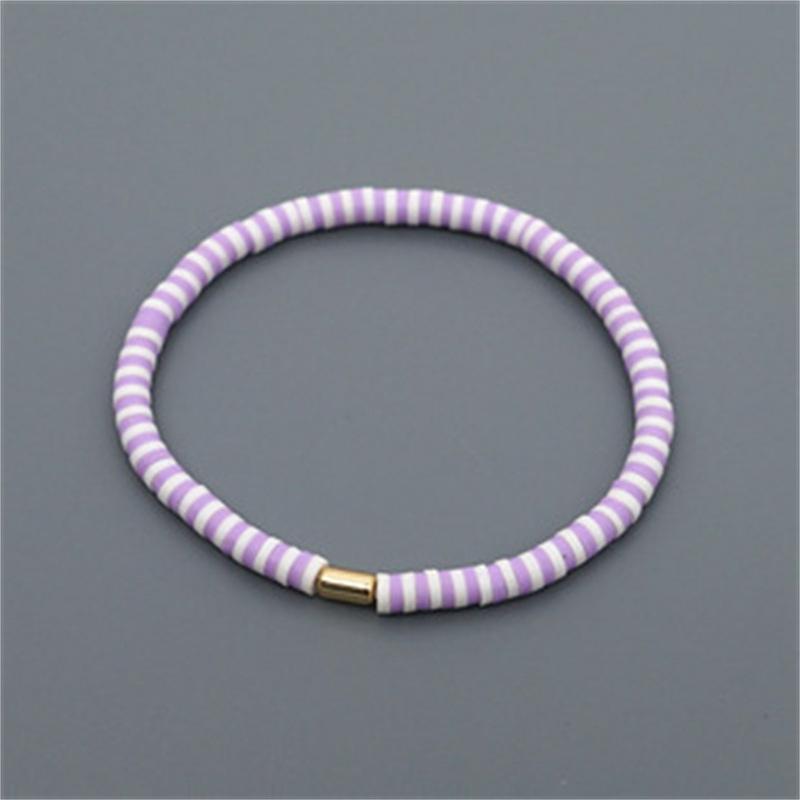 Outfit Ornament Holiday Beach Women's Bracelet Bracelet Fashionable Stylish Pottery Letters Colorful Soft Style Accessories