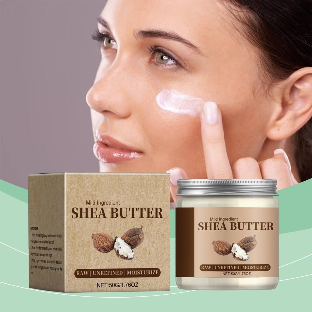 Увлажняющий крем с маслом ши Увлажняющий крем, выравнивает тон кожи и увлажняет Эффективный меланин Натуральный меланин Натуральные растительные продукты