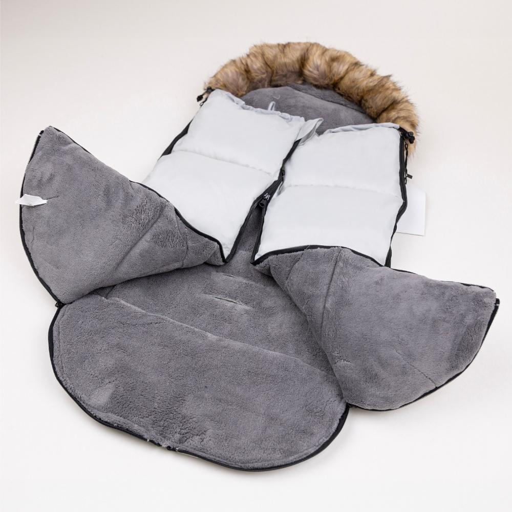 Baby sleeping bag for a sled for a gondola stroller, winter warm 5-in-1 thick sleeping bag
