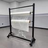 Rolling Fabric and Film Display Stand