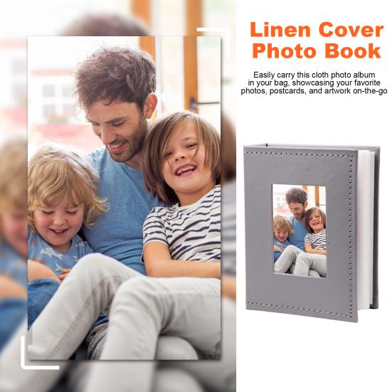 Вставной фотоальбом в обложке из искусственной кожи, 50 страниц, 100 карманов, 4x6 дюймов, для свадеб, путешествий, вечеринок по случаю рождения ребенка, детей, семейных юбилеев, фотокнига