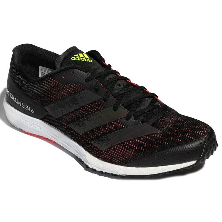 adidas Adizero Takumi Sen 6 Минималистичная сетка Синтетическая кожа Амортизация Нескользящая Низкие Марафонские Беговые Кроссовки Унисекс Сникеры EG4660