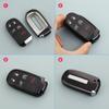 Черный брелок для ключей от автомобиля, чехол-держатель для Jeep Grand Cherokee Renegade Compass Dodge Journey Durango Charger Dart Chrysler 200