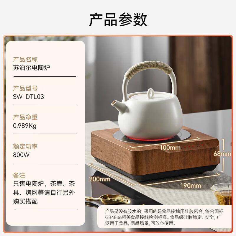 Supor Mini Electric Tea Stove CN plug (adapter included)