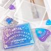 Game Gothic Epoxy Handmade Silicone Clay Tools Ouija Board Planchette Mould Resin Casting Mold