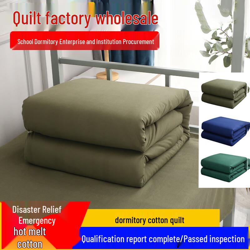 Военно-зеленое аварийное хлопковое одеяло