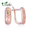 MINTHA Clip Earrings Rose Gold Color Daily Fashion Jewelry Earrings For Women Office Jewelry
