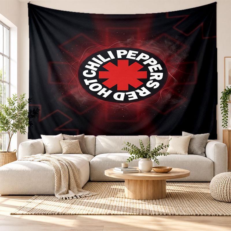 Red Hot Chili Peppers Wall Tapestry, Soft Fabric Wall Hanging, Decorative Backdrop For Bedroom Home Wall Art