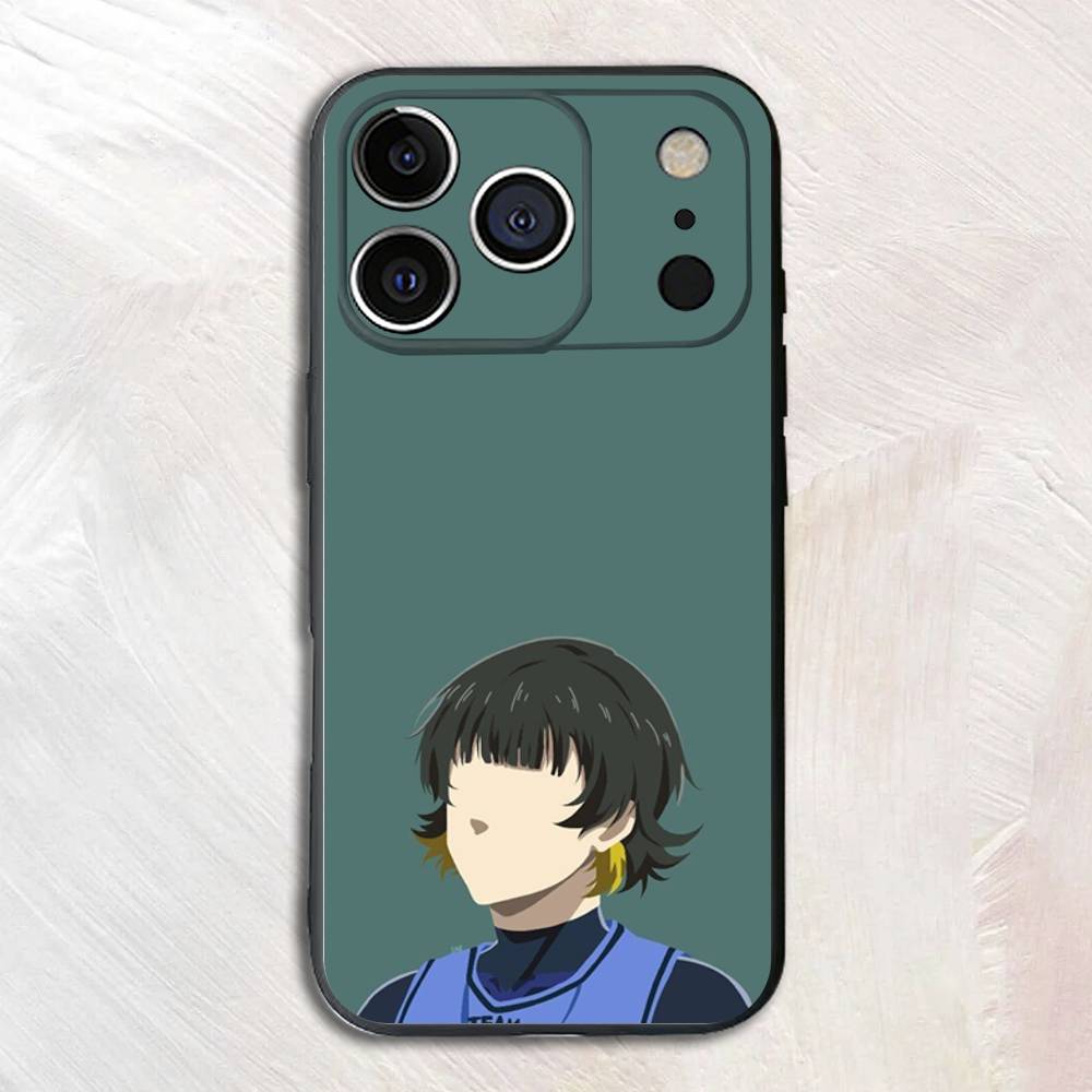 Милый Силиконовый Чехол Для Телефона B-Bachira Meguru Для iPhone 17,16,15,14,13,12 X XS Plus Pro Max Ударопрочный Мягкий Чехол