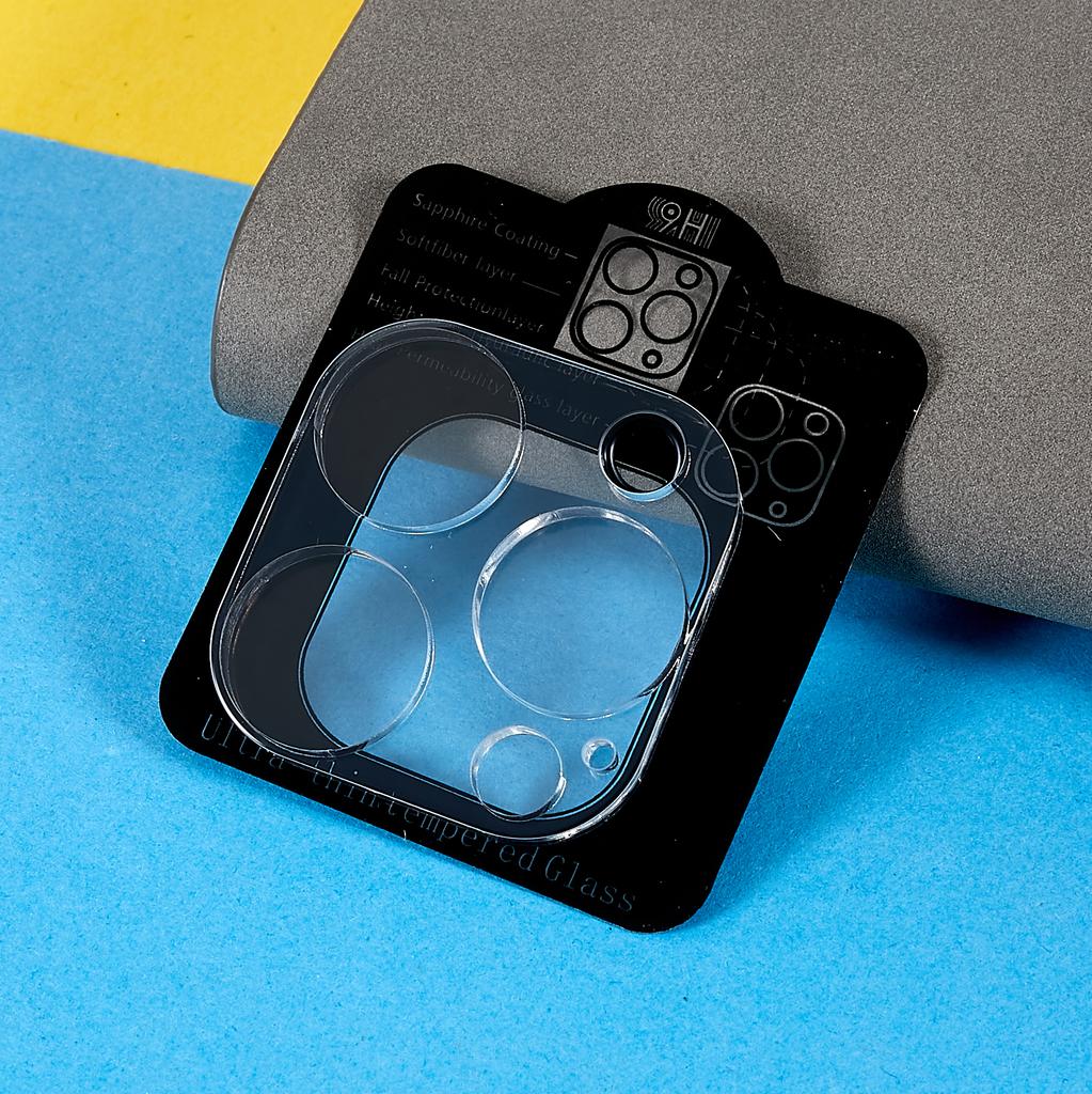 Для iPhone 14 Pro 6,1 дюйма/14 Pro Max 6,7 дюйма Защитное стекло для объектива камеры HD Прозрачное с полной кромкой