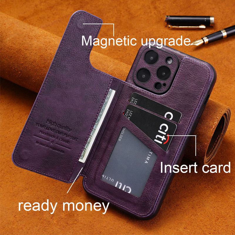 Protect Your iPhone 15 Pro Max with This Stylish Business Travel Card Protective Cover for Apple 14 Pro - a Must-have Accessory.