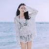 New ArrivalS Open Run Women S Crochet Round Neck Embroidered Lace Sheer Long Sle