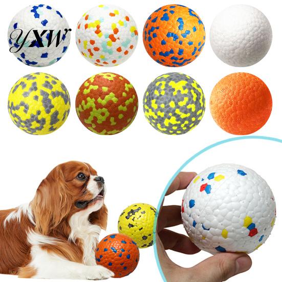 Anti-obesity Dog Ball Toy High Elastic Bite Resistant Anxiety Relief with Outdoor Unique 3D Protrusions for Aggressive Chewers Interactive Pet