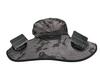 Portable Solar Powered Cooling Fan Hat with 2 Fans Rechargeable USB Wide Brim UV Protection Hat for Outdoor Activities