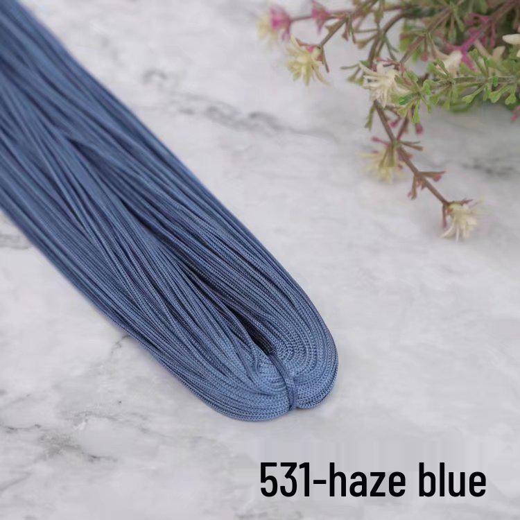 1mm Fine Ice Silk Crochet & Knitting Thread – Ideal for DIY Bags, Sandals, or Summer Hats