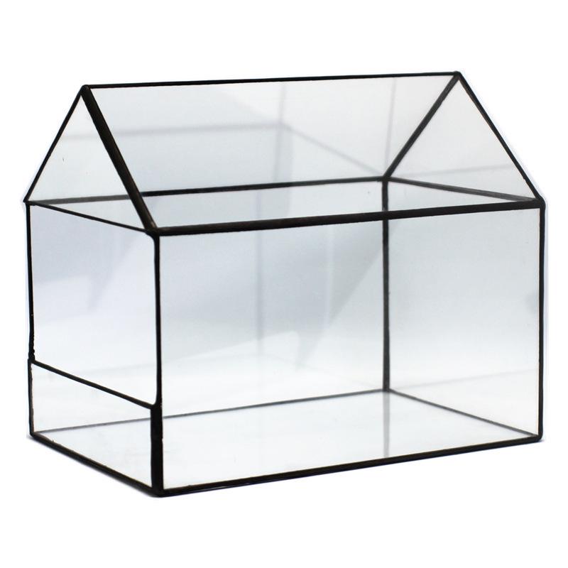 Европейская стеклянная оранжерея Кашпо для суккулентов: Прозрачный Экологичный Горшок для Микроландшафта для Домашнего Декора и Украшений из Зеленых Растений.