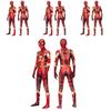 Косплей-костюм Marvel Стальной Человек-паук, наряд на все тело с капюшоном