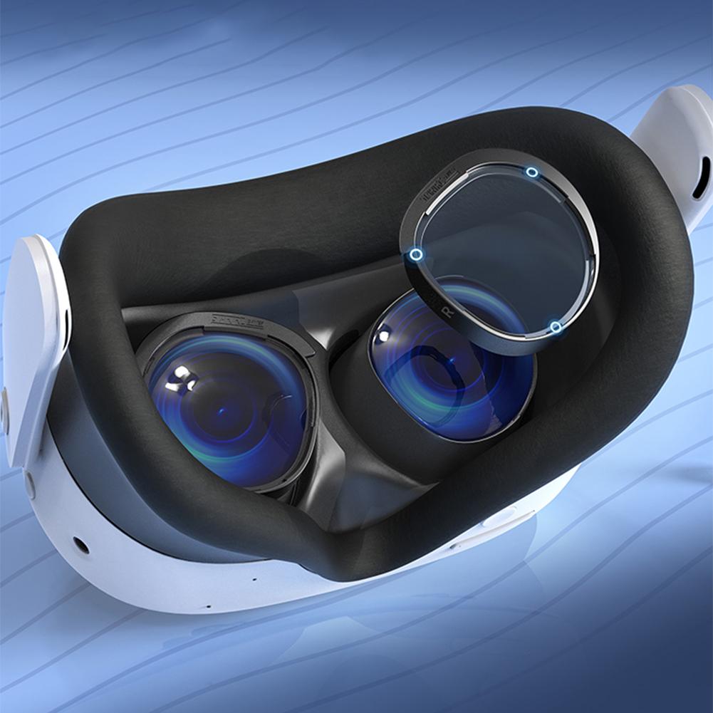 Для Meta Quest 3S Линзы с защитой от синего света Антизапотевающие Антицарапающие Кольцевые линзы Оптические линзы для VR-очков Meta Quest 3S