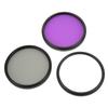 Набор из 3 штук Мультипросветленный Набор Светофильтров UV CPL FLD Набор Светофильтров для Цифровой Камеры