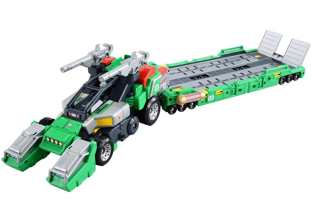 Tomica Hyper Green Ranger 3 Ranger Trailer first edition No. (with bonus)