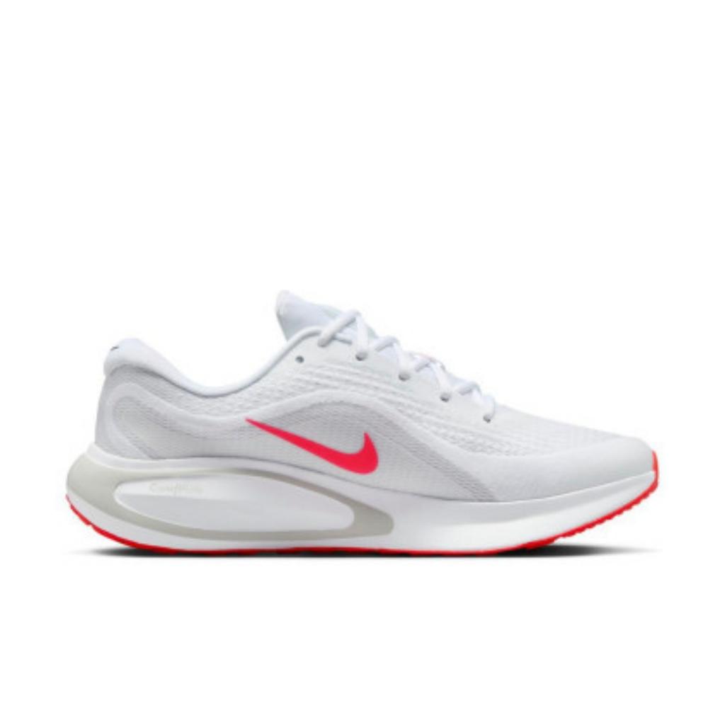 Nike Journey Run White Bright Crimson Wolf Grey Мужские кроссовки Pure-Platinum FN0228-106