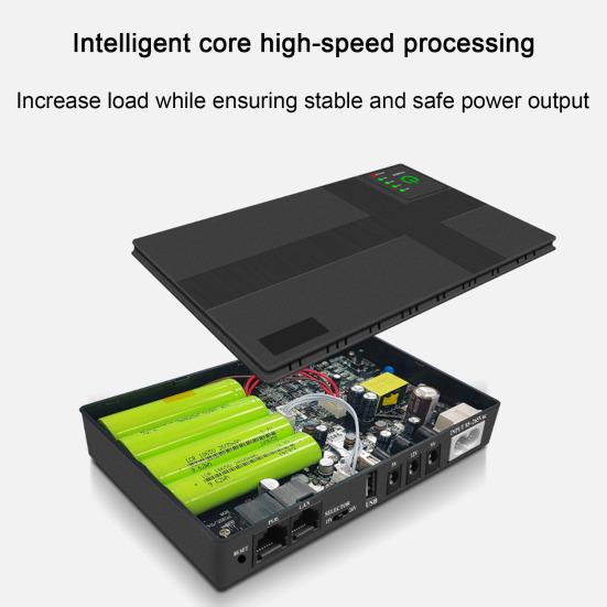 UPS Источник бесперебойного питания Мини-аккумуляторная батарея с огнестойким корпусом Защита от перегрузки Несколько выходов Компактный