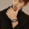Металлический ремешок с гальваническим покрытием и коннектором для Samsung Galaxy Watch7 44мм/40мм, 7-звенный, с декором из страз-бабочек