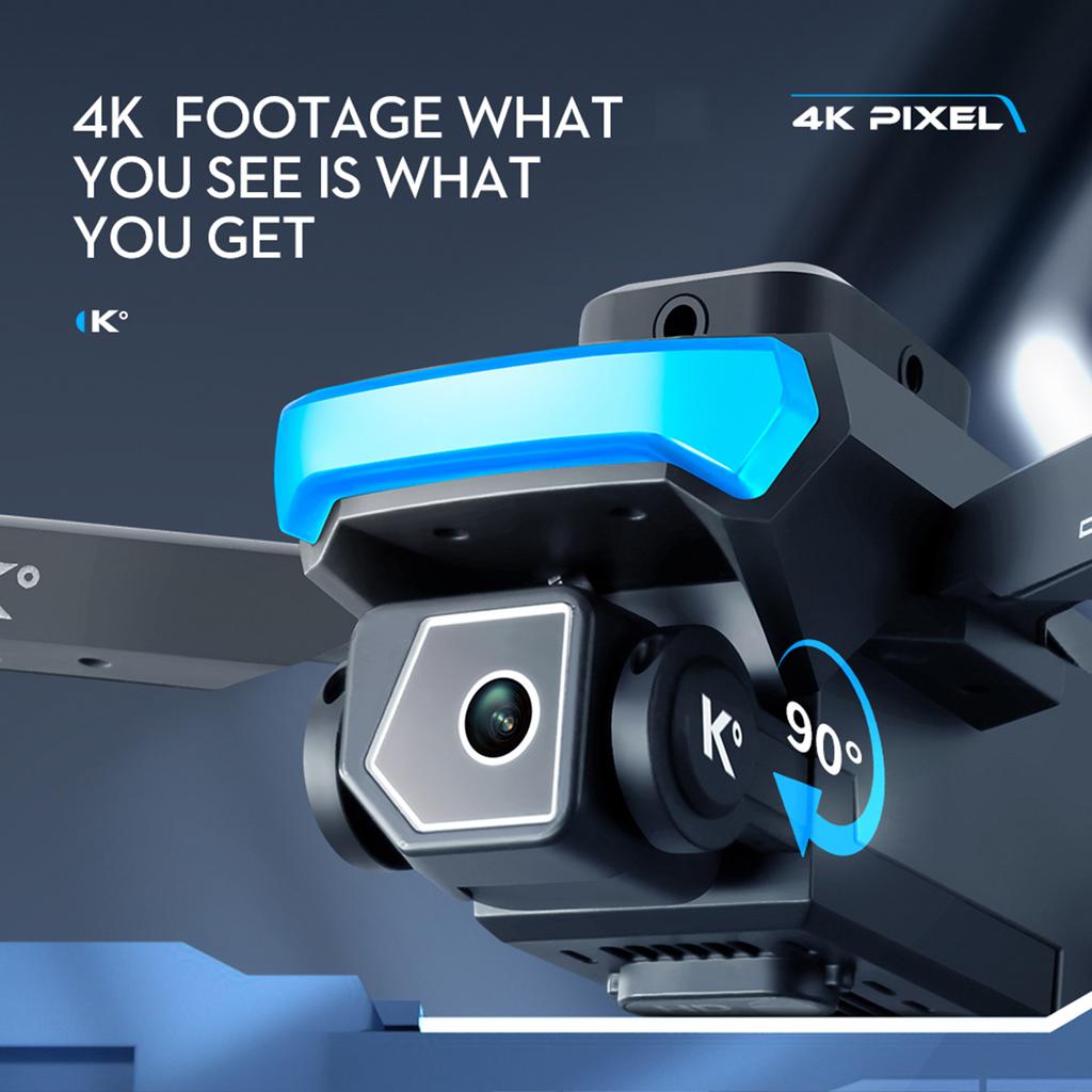 Дрон с дистанционным управлением и камерой Daul, 4K, четырехстороннее предотвращение препятствий, оптическое позиционирование потока, FPV