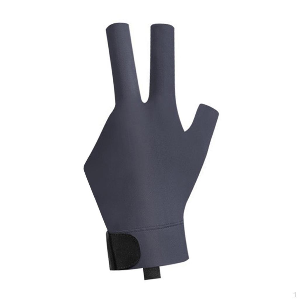 Перчатка для бильярда с тремя пальцами для снукера, унисекс, аксессуар для кия