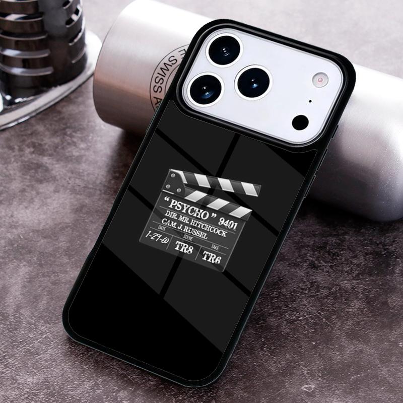Пленка Кино Хлопушка Хлопушка Чехол для Телефона для iPhone 17 16 15 Pro Max Air 14 13 12 11 Plus Ударопрочный Чехол