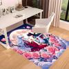 Inuyasha & Kagome Printed Absorbent Washable Carpet, Non-Slip Bathroom Mats, Kitchen Rugs, Yoga Mat,Living Room Entrance, Camping Picnic Rugs