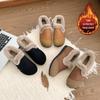 Women's Winter Velvet-Lined Beijing Cloth Shoes, Soft Sole, Comfortable Toad Design - KS19