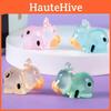 Adorable Luminous Mini Cow Figurine For Garden And Desktop Decoration Resin
