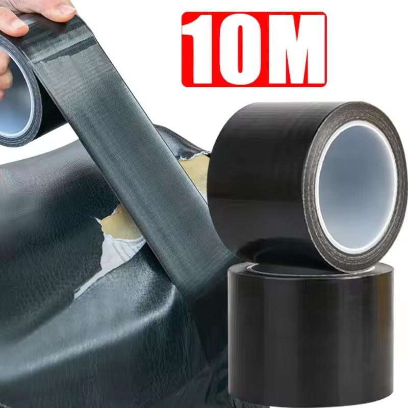 10M тканевая основа ленты высоковязкая многофункциональная подушка сиденья дивана стул черная кожа ремонт водонепроницаемая лента