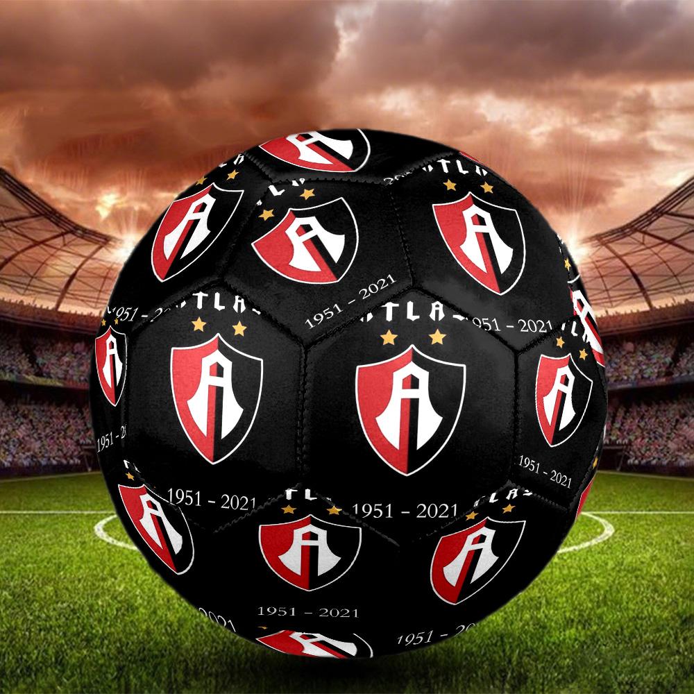Atlas FC Indoor Soccer Ball Size 5 Colorful All Ages Machine Stitched PVC Competition Ready Durable High-Bounce