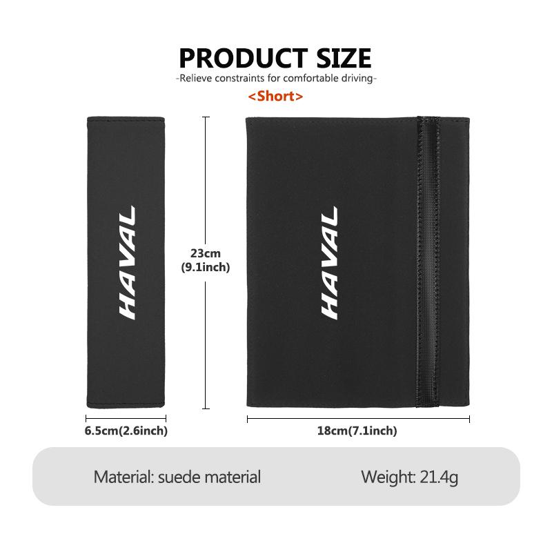 BJU1 Car Styling Seat Belt Cover Protector Shoulder Pad Cushion For Haval Jolion F7 H6 H1 H2 H3 H4 H5 H7 H8 H9 M4 M6 F5 F9 F7X