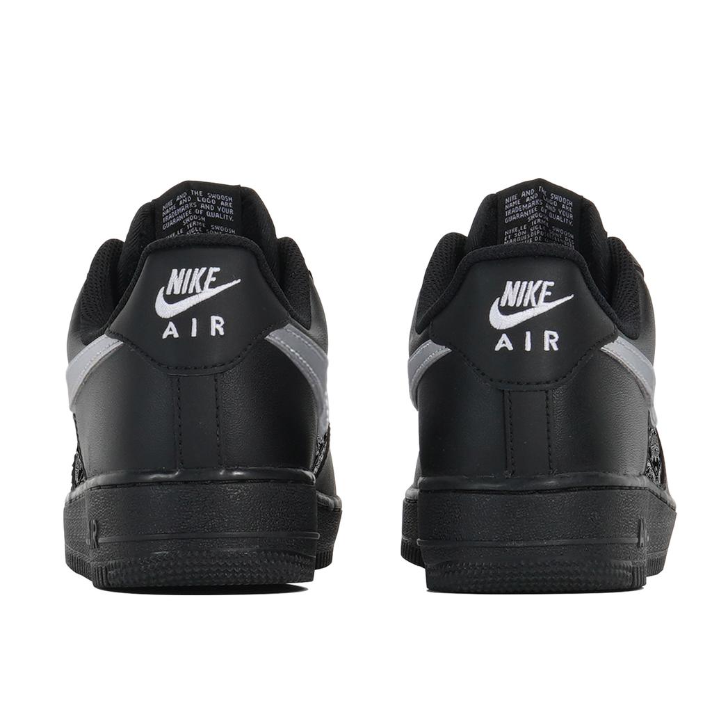 Nike Nike Air Force 1 Нескользящие Устойчивые к истиранию Низкие Кеды для скейтбординга Унисекс Черный Белый FZ0627-010(Команда210-)