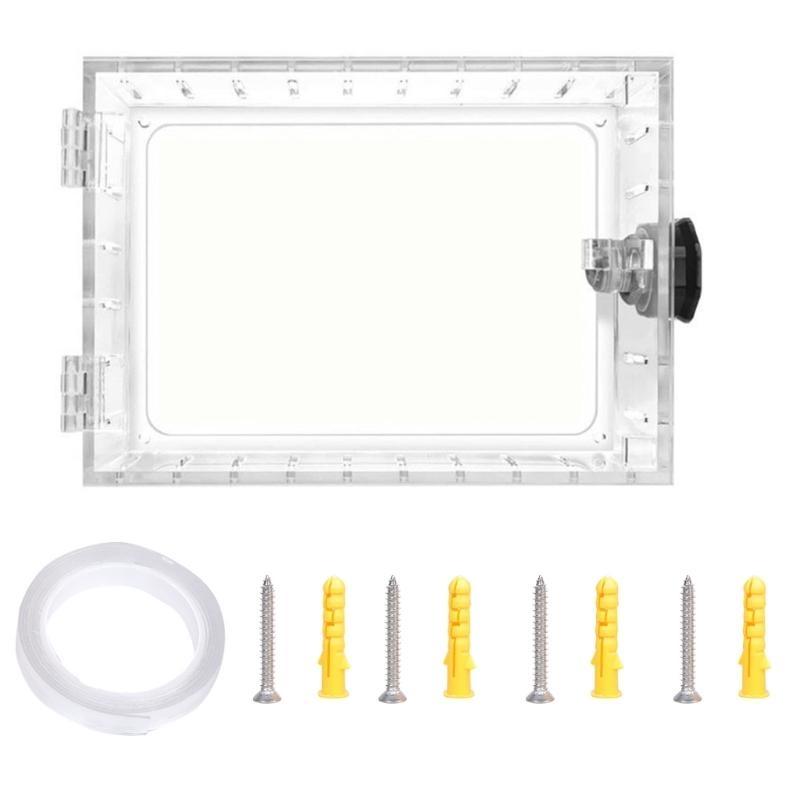 Transparents Thermostat Lock Box With Ventilated Secure Anti Theft Housing Includes 2 Simple Mounting