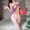 Sexy lingerie sexy bunny christmas mesh tight hip skirt nightdress new robe women
