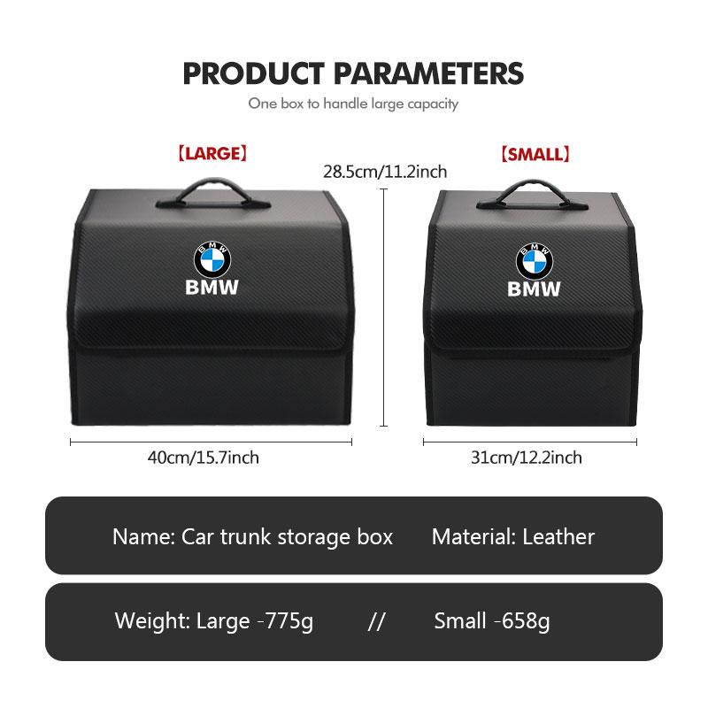 tclvr3 For BMW Car Organizer Trunk Storage Box Stowing Tidying Container Bag G30 G20 M3 M5 E91 E92 E93 E36 E70 X3 X4 X5 X1 E39 F30