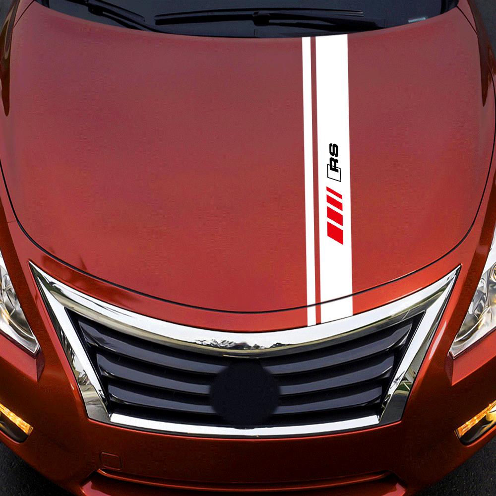 2026 Car Emblem Engine Head Cover Decal Sticker Decoration For S1 Sline TT Quattro RS A1 A3 A2 A4 A5 A6 A7 A8 Q1 Q3 Q4 Q5 Q6 Q7 Q8 2x
