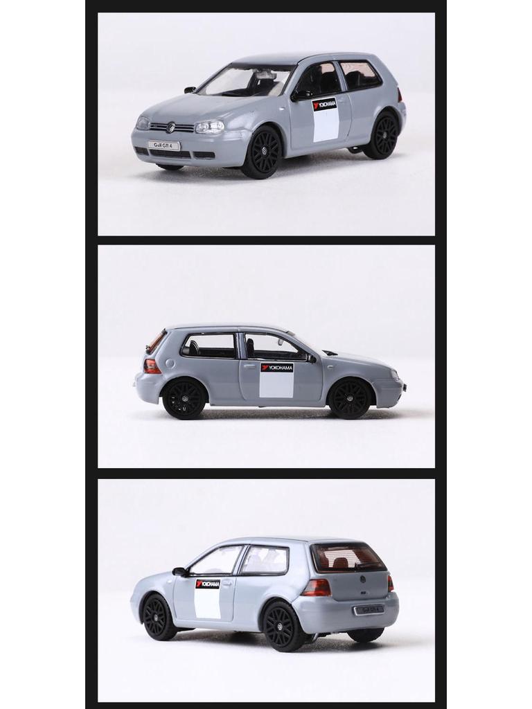 НОД 1:64 Модель автомобиля из сплава Volkswagen Golf MK4 GTI Юбилейное издание, 2-дверная и 4-дверная симуляция.