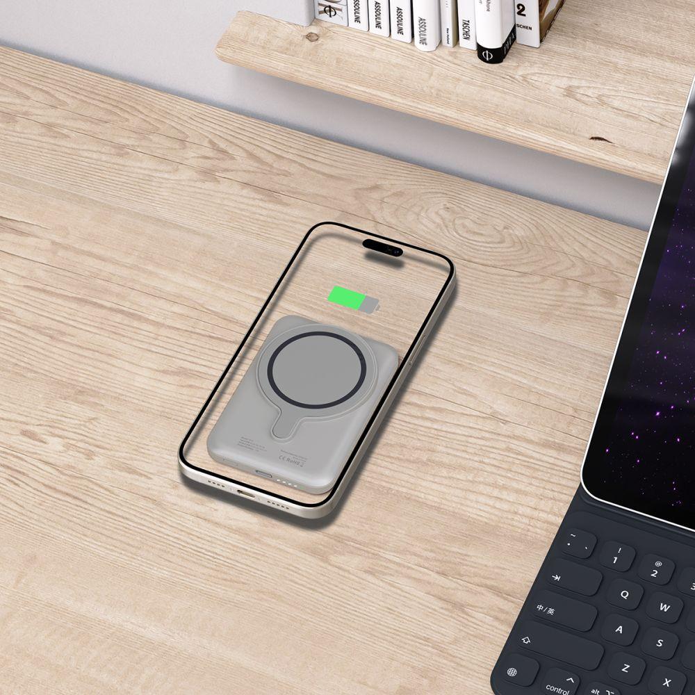 Tech-Protect Pb10 Lifemag Magsafe Power Bank 5000Mah Titanium