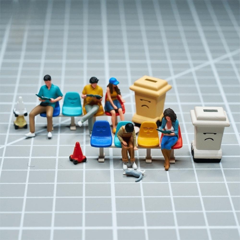Traffic Cone Road Traffic Facilities Traffic Barriers Miniature Scene Model Display Resin Model