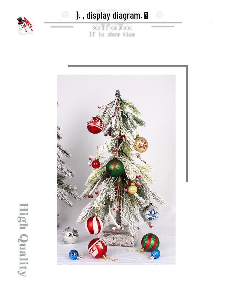 44 шт. расписных елочных шаров особой формы 3-6 см, гальванизированные пластиковые украшения