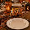 Stable Base Halloween Decor Wooden Tabletop Ornaments, Freestanding Solid Wood Letter Signs, Decorative Table Centerpiece Tiered Tray Decorations with