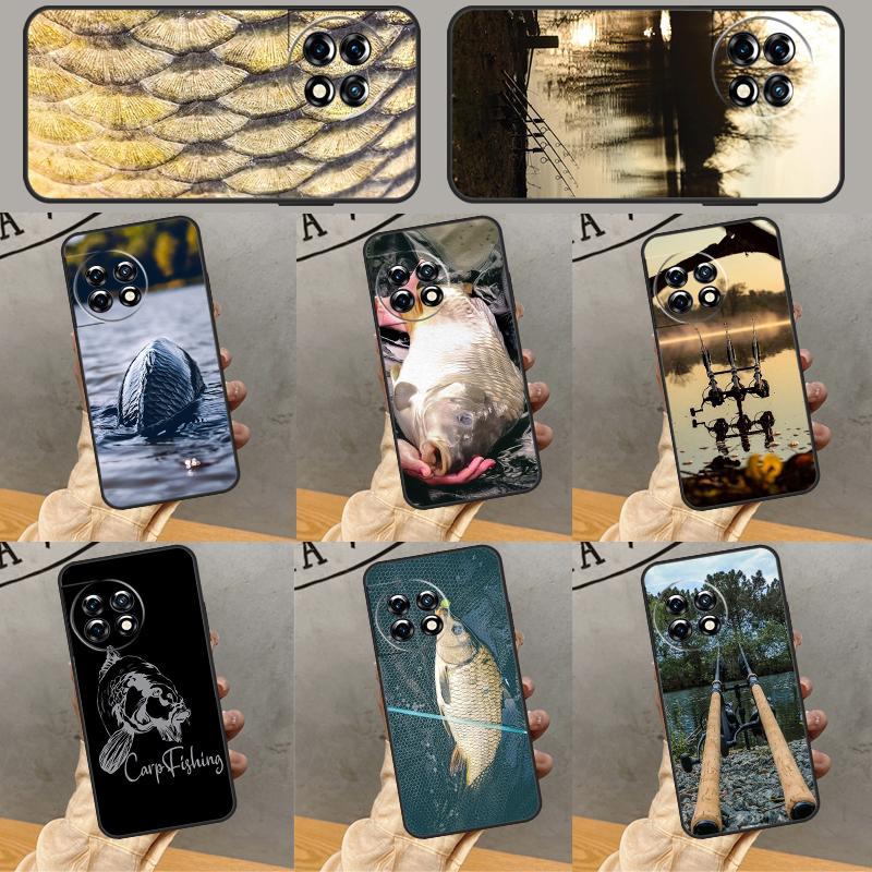 Carp Fishing Fish Cover For OnePlus Nord 4 CE 2 3 Lite N30 N20 N10 OnePlus 13 12 11 10 Pro 8T 10T 12R 13R Case