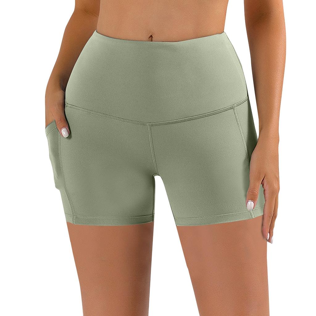 Women's Thin High Waisted Abdominal Tightening Double Layered Yoga Pants